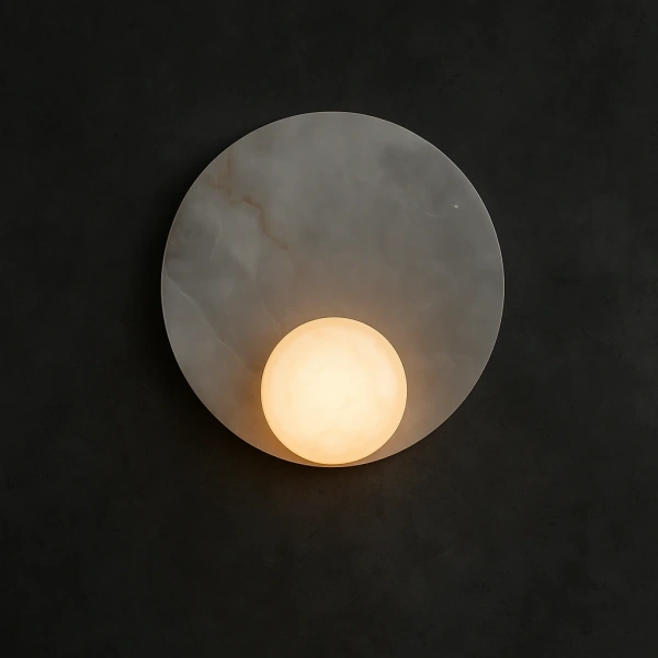 Wall light Golden Aura Alabaster Spanish Marble G9